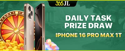 Daily Task Mega Prize Draw promotion